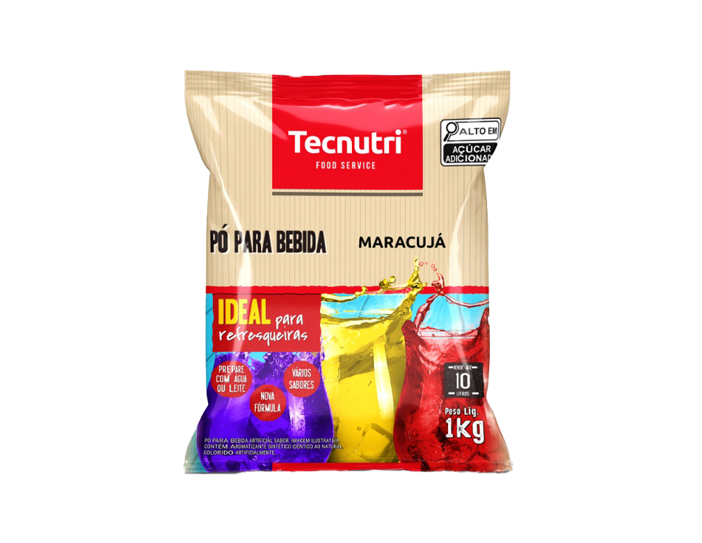REFRESCO MARACUJÁ TECNUTRI 1 KG (CX 10 PCT)